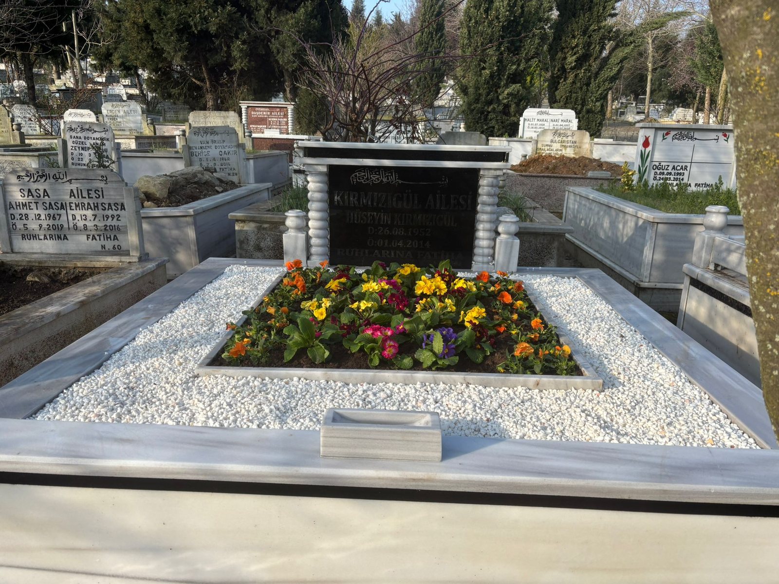 Mezar peyzaj çalışması