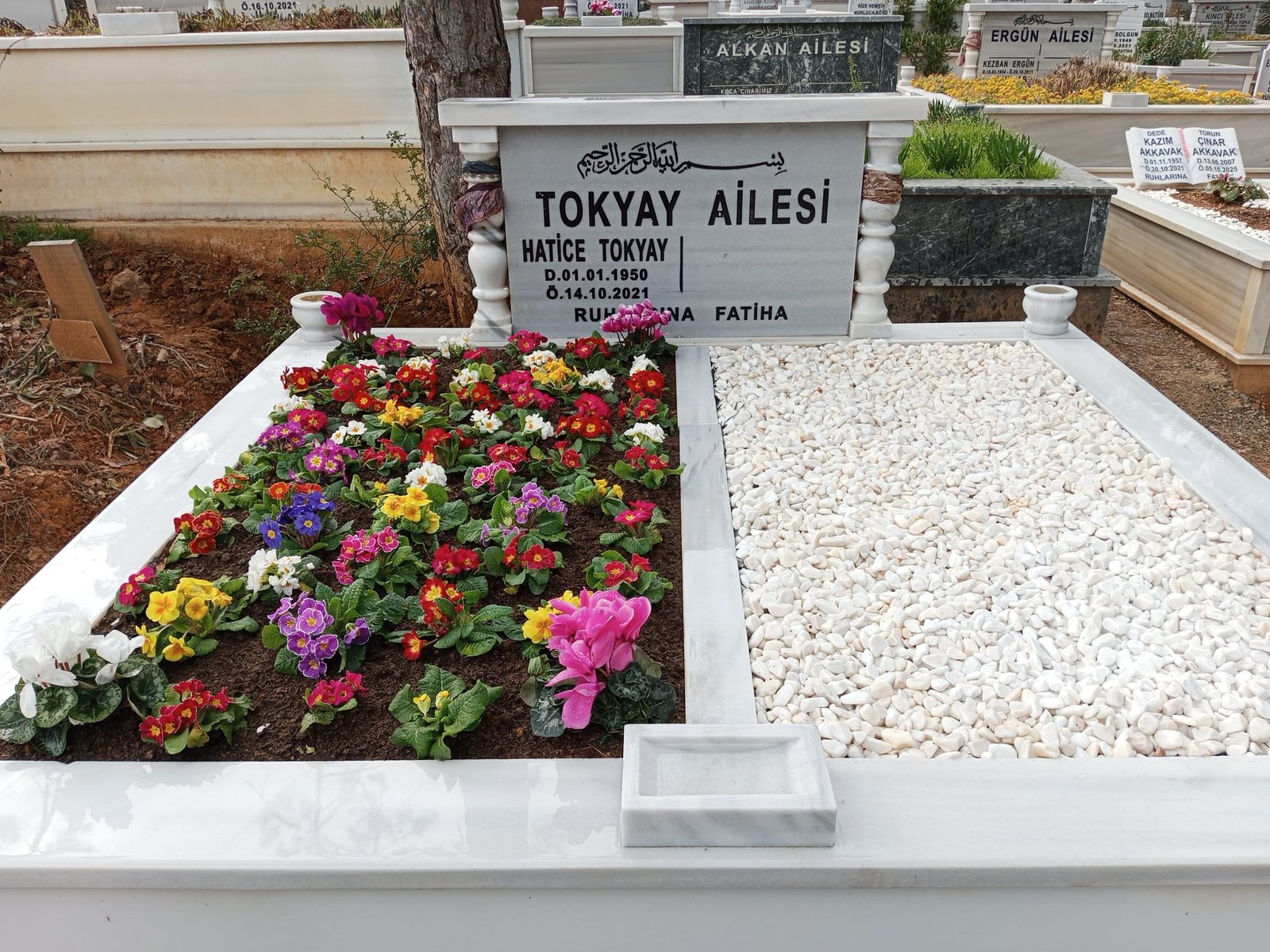 Mezar peyzaj çalışması